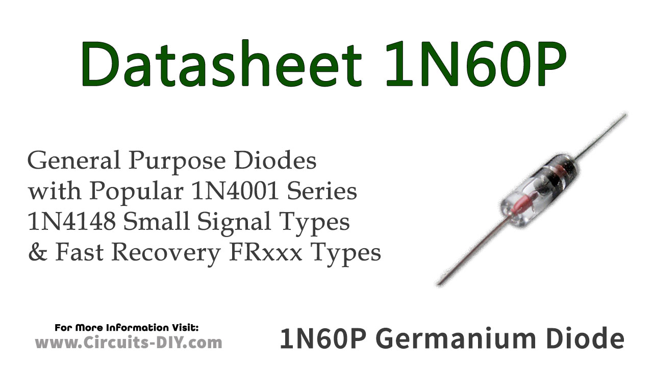 1N60P Germanium Diode Datasheet
