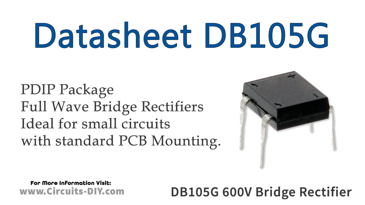 DB105G 1A 600V Bridge Rectifier Datasheet