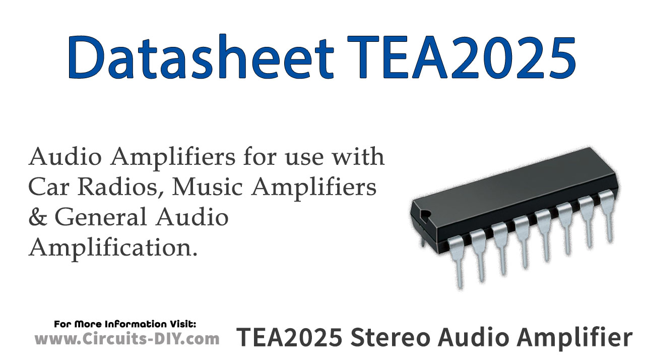TEA2025 Stereo Audio Amplifier Datasheet