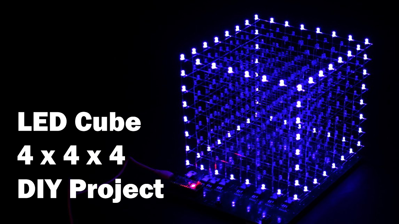 How to make an LED Cube 4x4x4 Arduino Project
