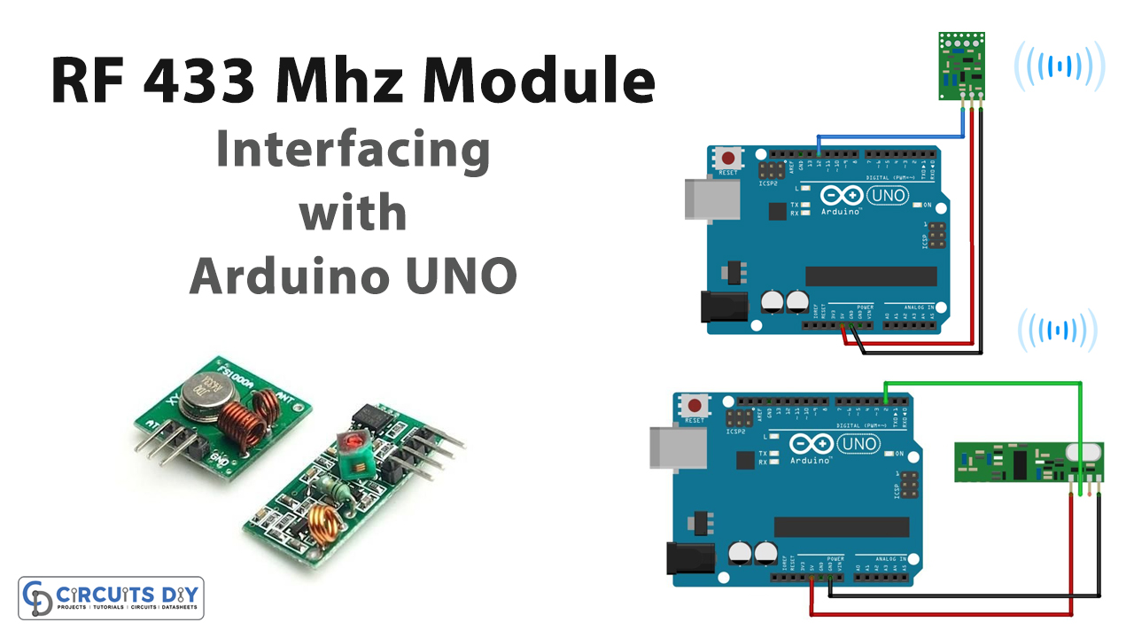 How to Interface RF Transmitter/Receiver Module With Arduino UNO