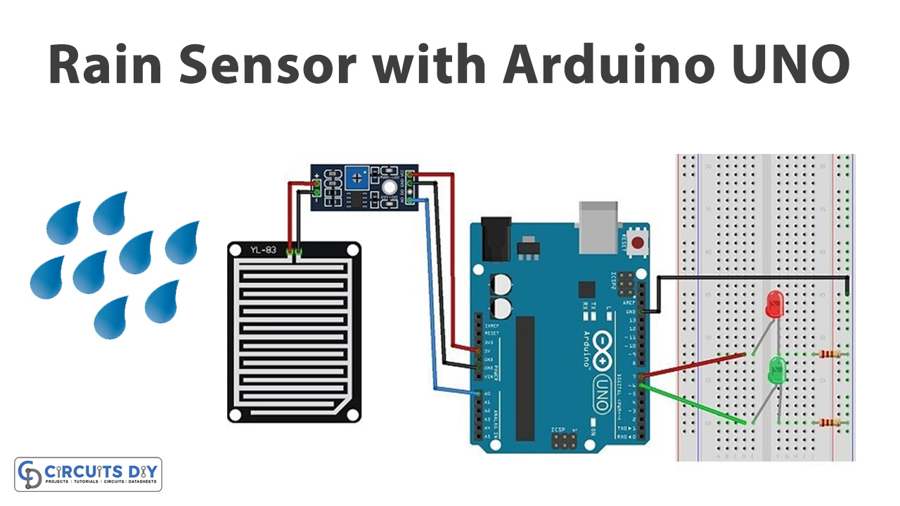 How to Interface Rain Sensor FC37 or YL83 with Arduino UNO