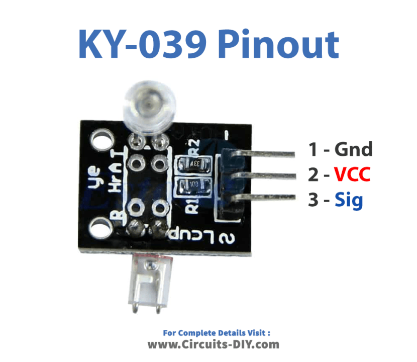 KY039 Heartbeat Sensor Module