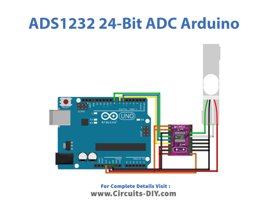 Interfacing ADS1232 High Precision 24Bit ADC with Arduino