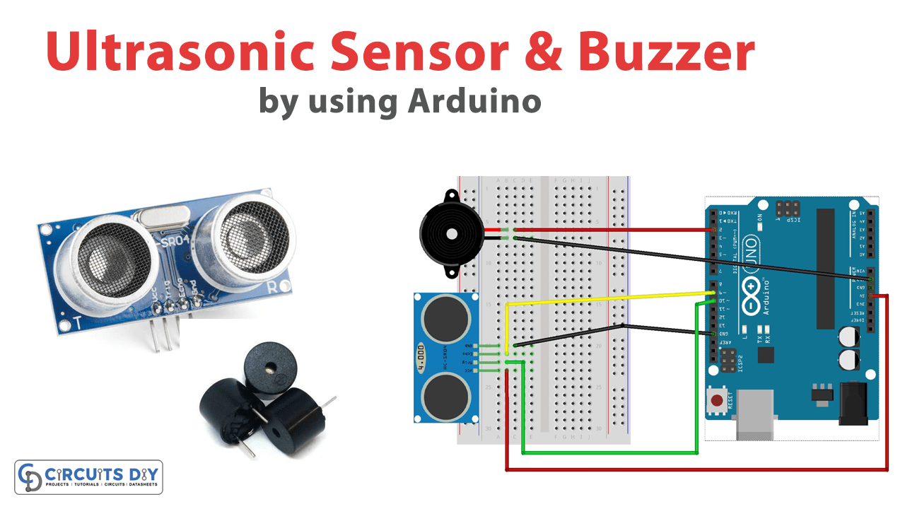 Ultrasonic Sensor with Buzzer using Arduino