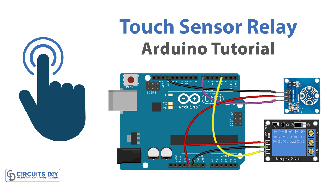 Relay with Touch Control Arduino Tutorial