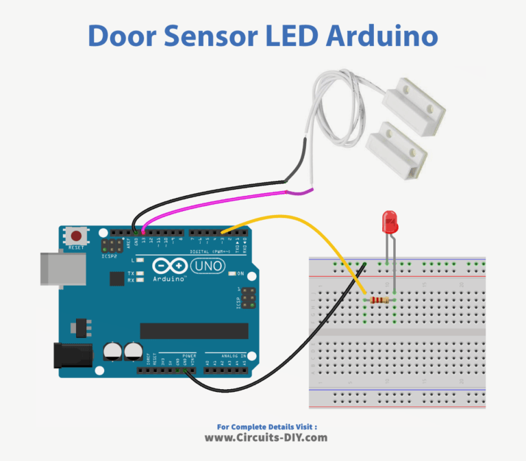 Door Sensor LED Arduino Tutorial