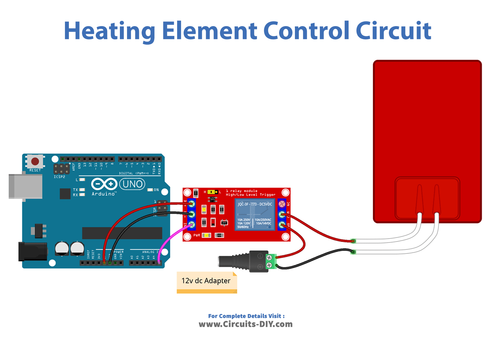 Control Heating Element Arduino Tutorial