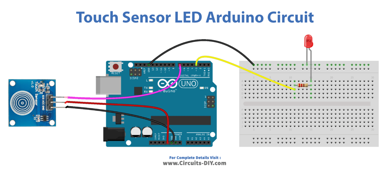 TTP223B Touch Sensor Arduino Tutorial