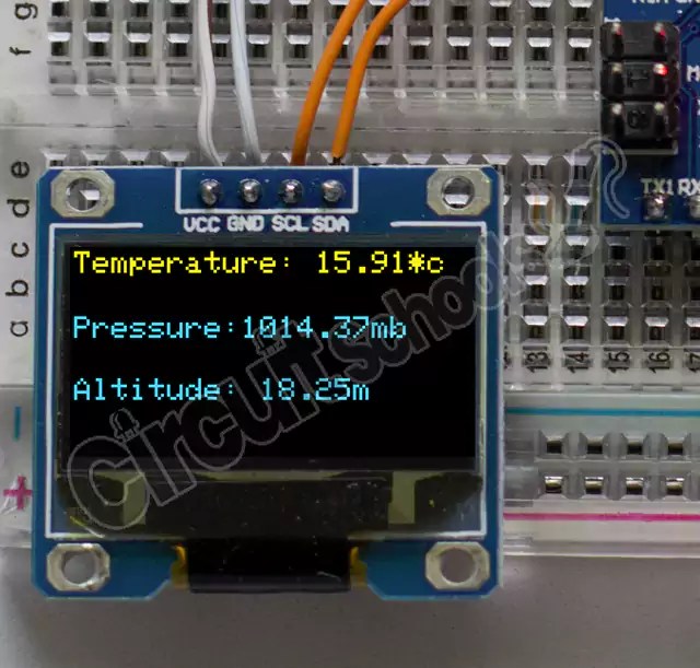Interfacing MS5611 Barometer & Altimeter Sensor with Arduino Circuit Schools