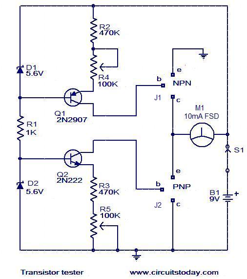 Npn Transistor Schematic Diagram