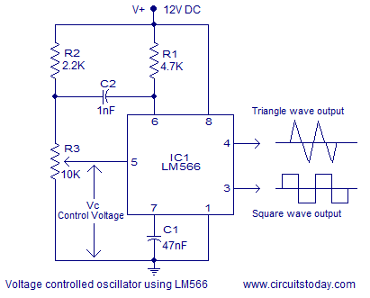 voltage controlled oscillator circuit diagram - Circuit Diagram