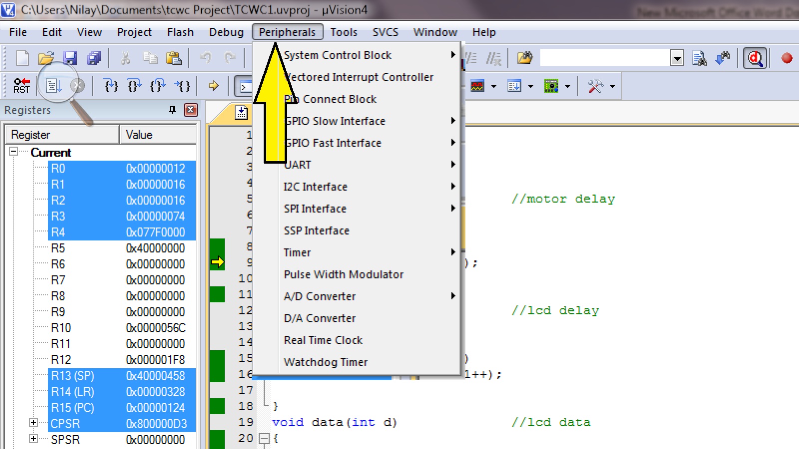 How to debug in Keil Microvision