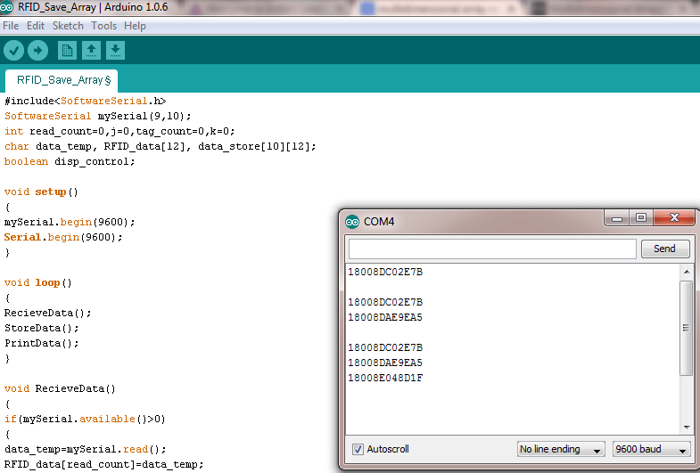Arduino Multiple Serial Values linoaresults
