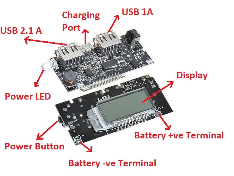 Simple Circuit Diagram Of A Power Bank