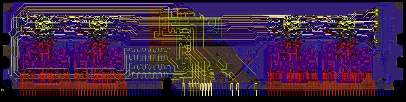DDR Memory Circuit Board Layout Design Reverse Engineering