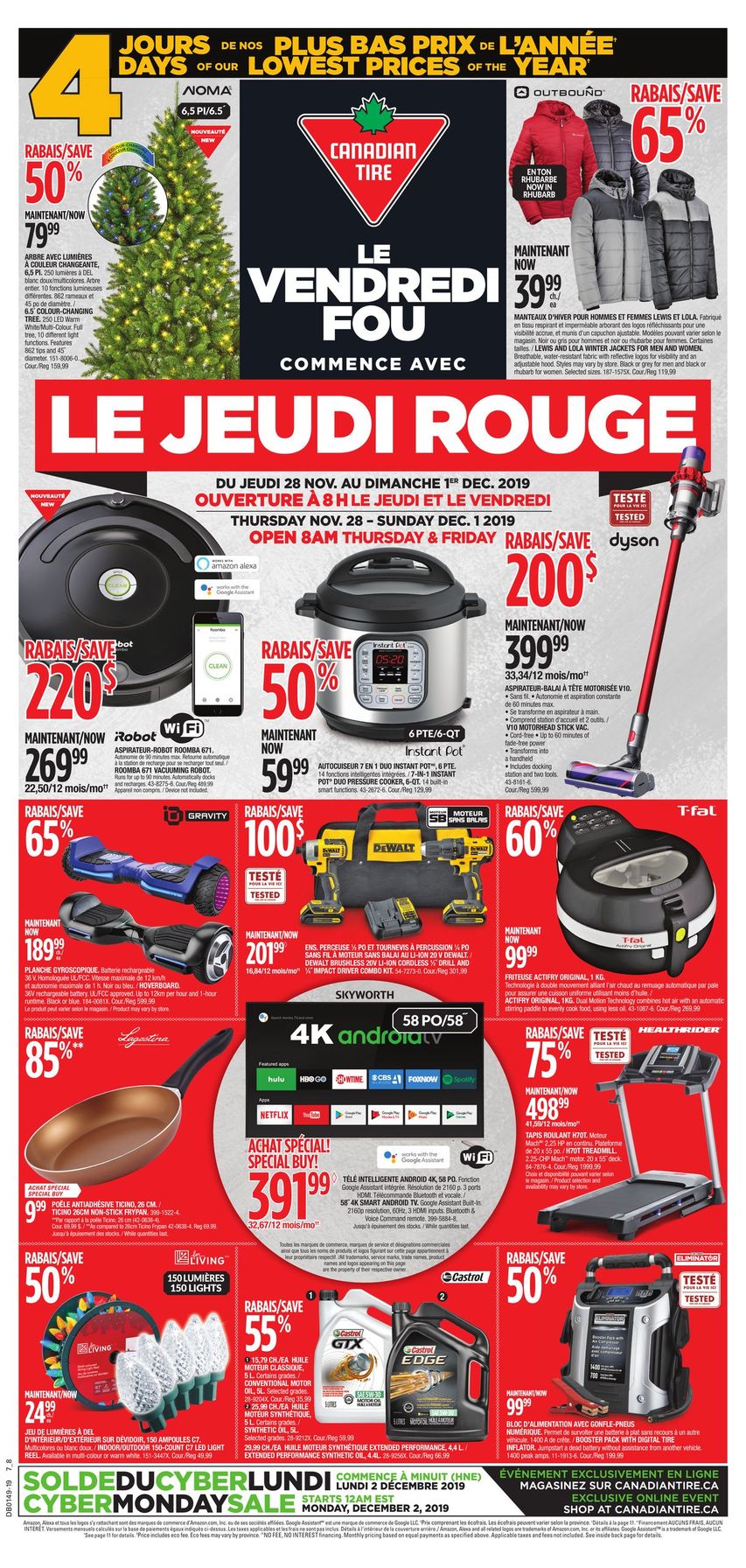 Circulaire Canadian Tire du Vendredi Noir 2019