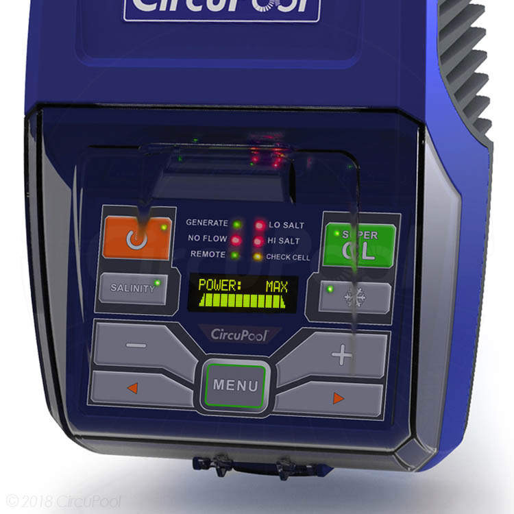 CircuPool RJ16 PLUS Saltwater Chlorinator for up to 16000 gallon salt