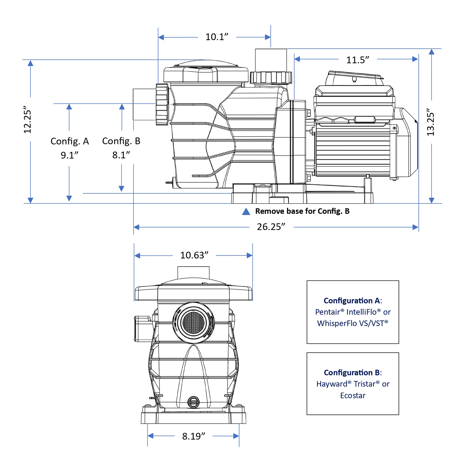 CircuPool SmartFlo® Energy Efficient Programmable Variable Speed