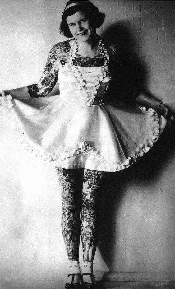 Betty Broadbent Tattooed Lady