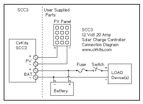 20 Amp Charge Controller Diagram SRNE ML2420 (20 Amp) MPPT Charge