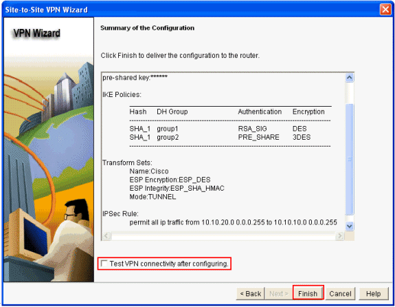 Configuration Professional SitetoSite IPsec VPN Between Two IOS