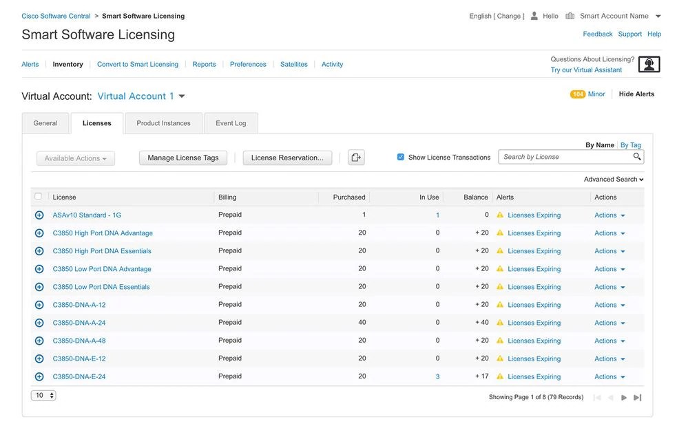 Configure Smart Licensing for Cisco IOS® XE Enterprise Routing
