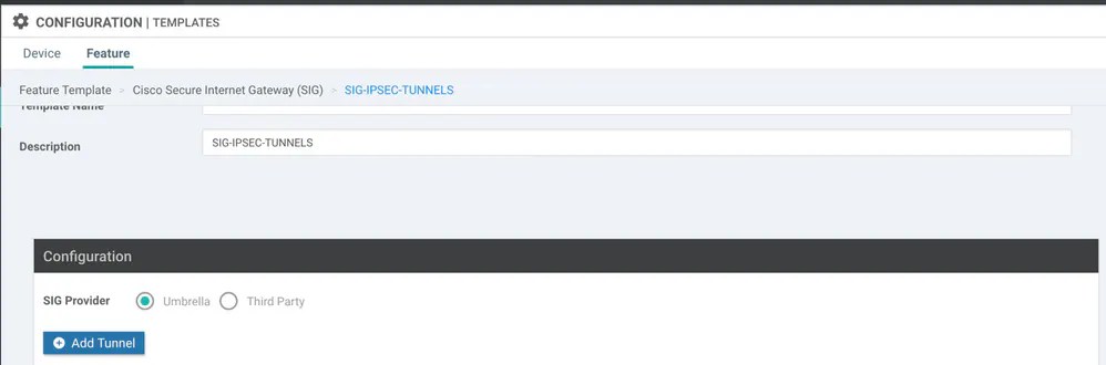 Configure Umbrella SIG Tunnels for Active/Backup or Active/Active