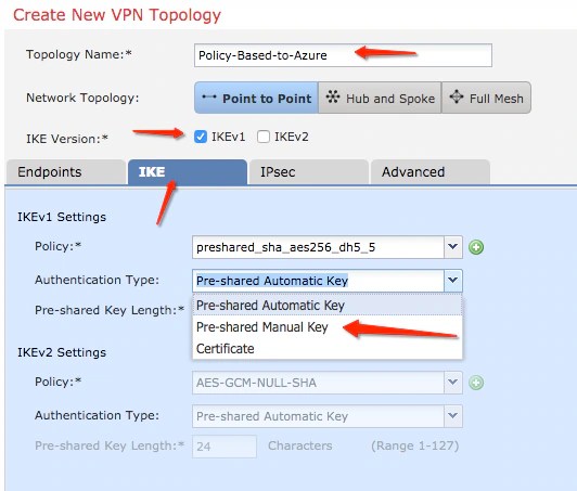 Configure PolicyBased and RouteBased VPN from ASA and FTD to