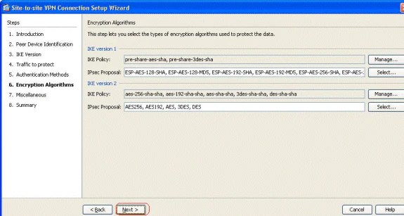 ASDM 6.4 SitetoSite VPN Tunnel with IKEv2 Configuration Example Cisco