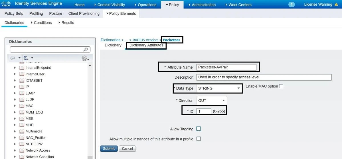 Use RADIUS for Device Administration with ISE Cisco