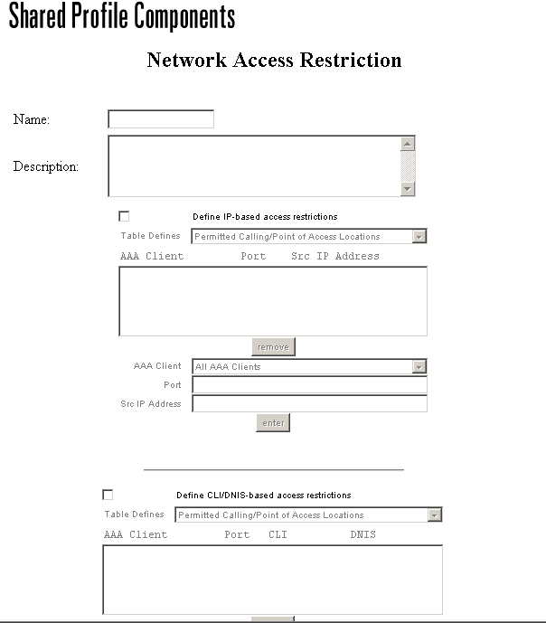 Secure ACS NAR with AAA Clients for Users and User Groups Cisco