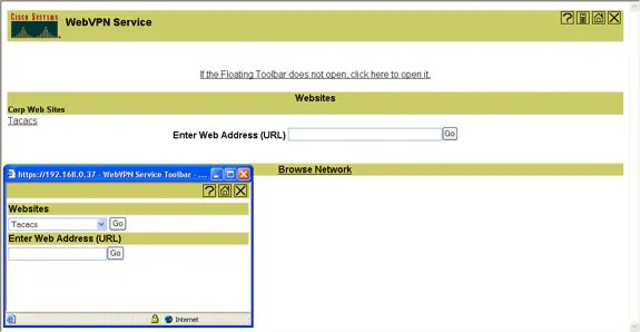 Clientless SSL VPN (WebVPN) on Cisco IOS with SDM Configuration Example