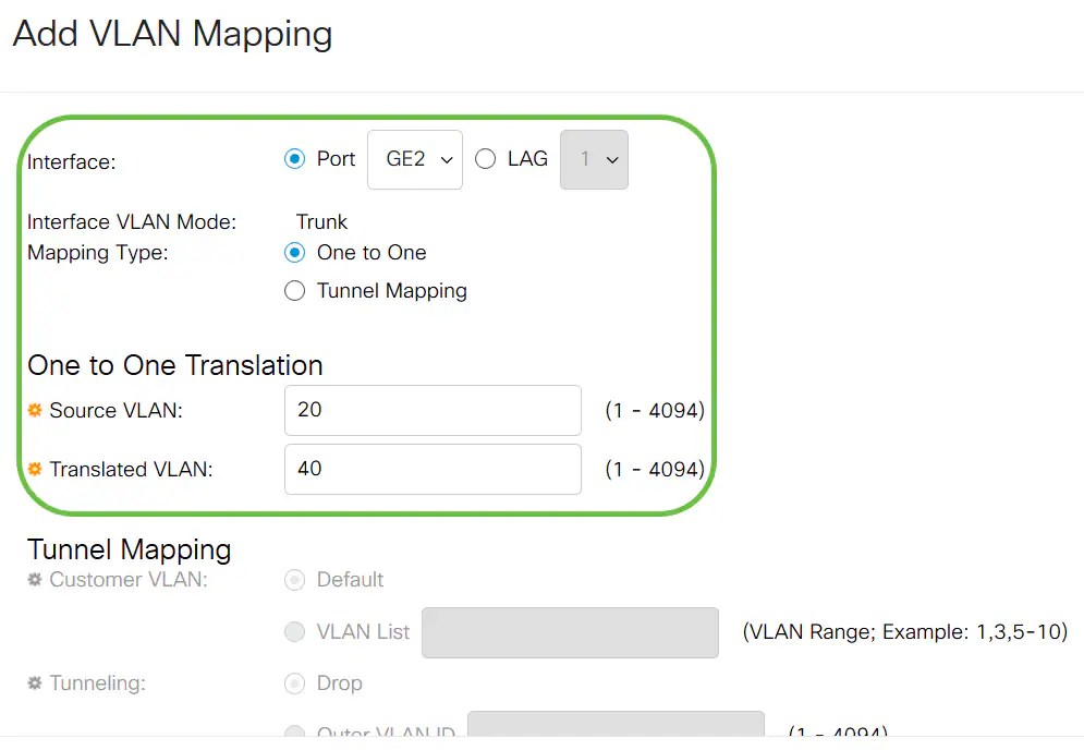 Configure VLAN Mapping on a Cisco Business Switch Cisco