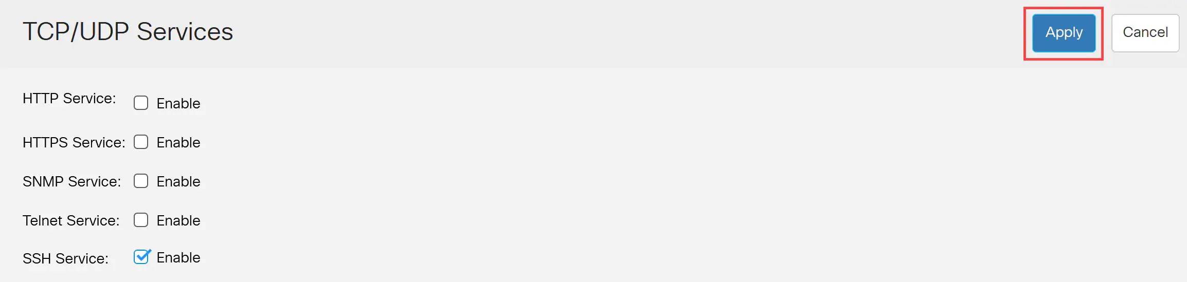 Disabling HTTP and HTTPS Services in Switches - Cisco