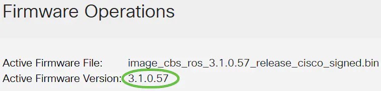 Upgrade Firmware on a CBS 250 or 350 Series Switch - Cisco