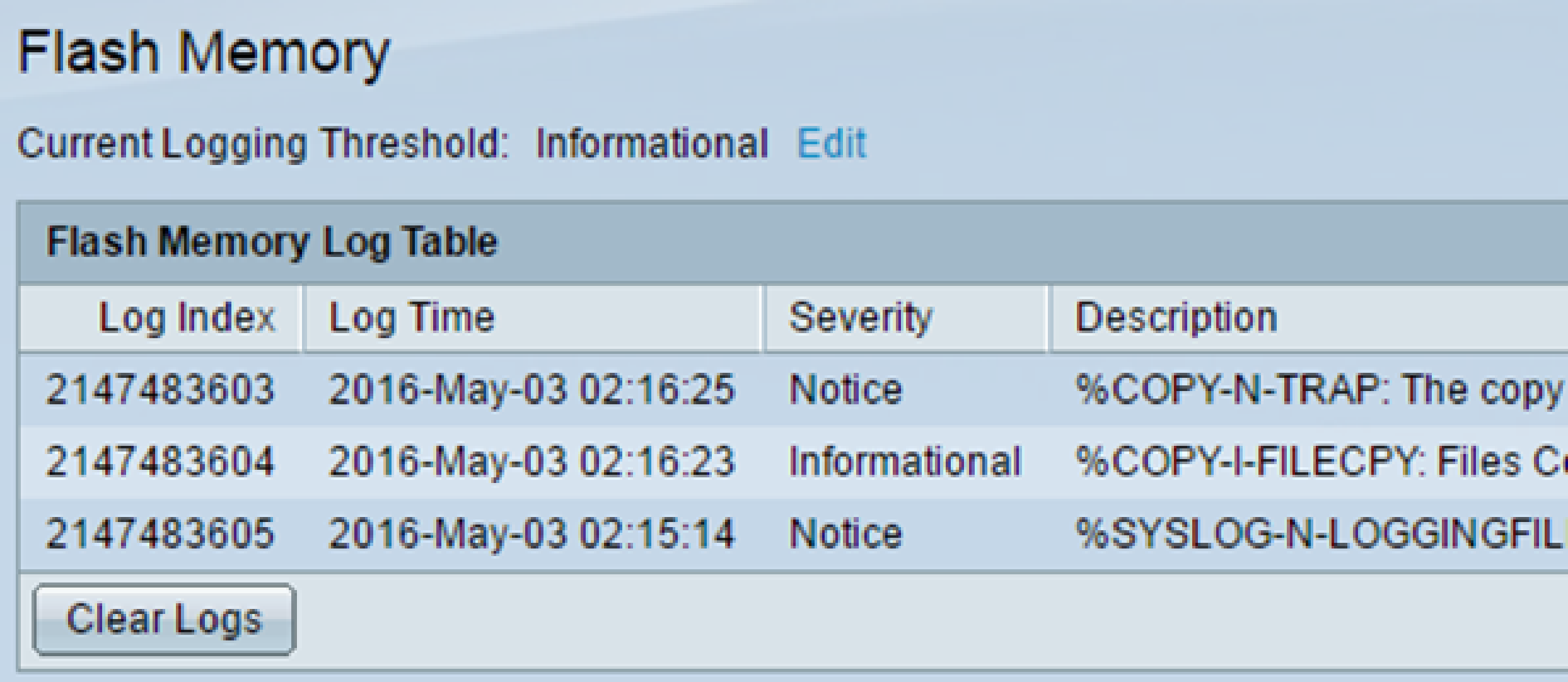 Configure Log Aggregation Settings on an Sx250 Series Smart Switch Cisco