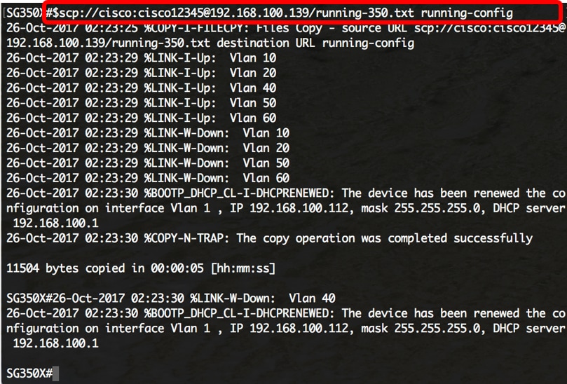 Update Configuration Files on a Switch through the CLI Cisco