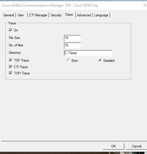 Configure Secure TSP Cisco