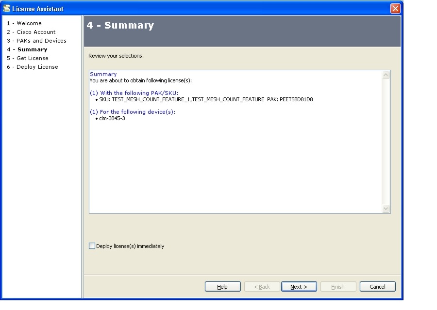 User Guide for Cisco License Manager, Release 2.2 License Management