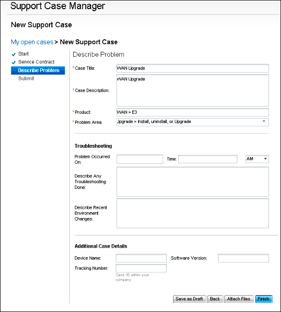 Support Case Manager Help