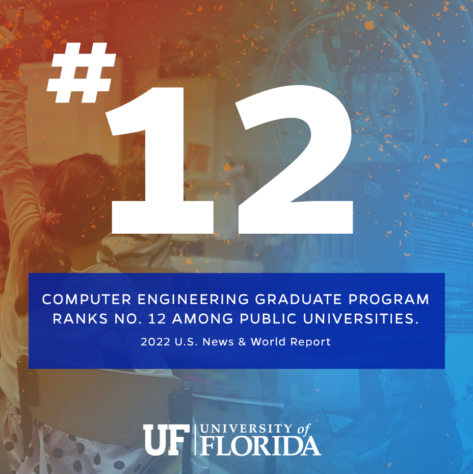 Computer Engineering Graduate Program Jumps Four Spots to rank in Top