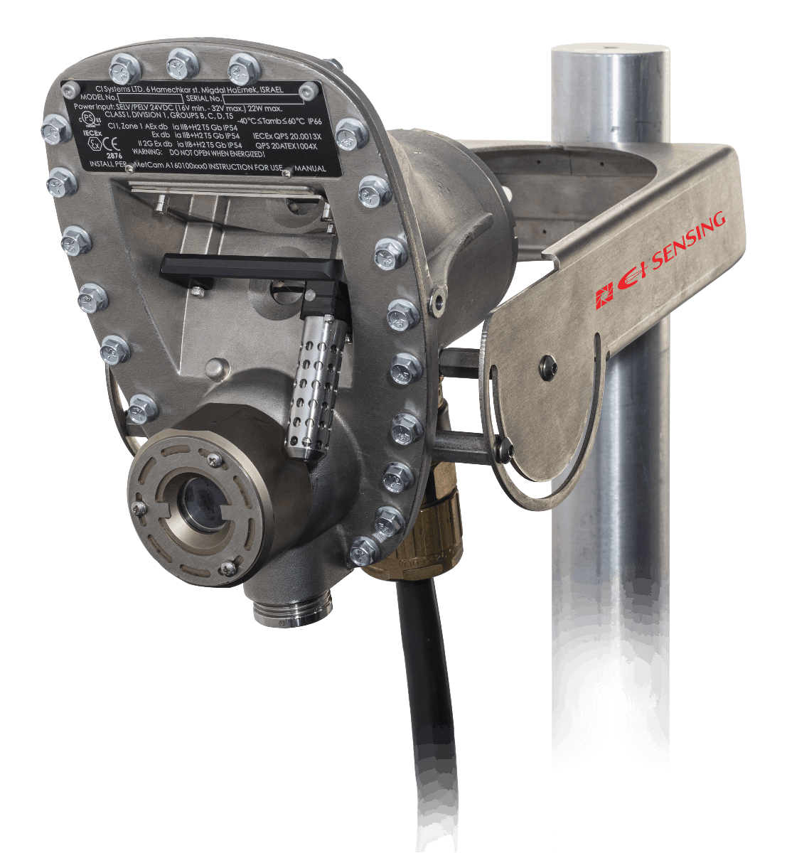 Continuous Optical Gas Imaging (OGI) Camera 24/7 Monitoring CI Sensing