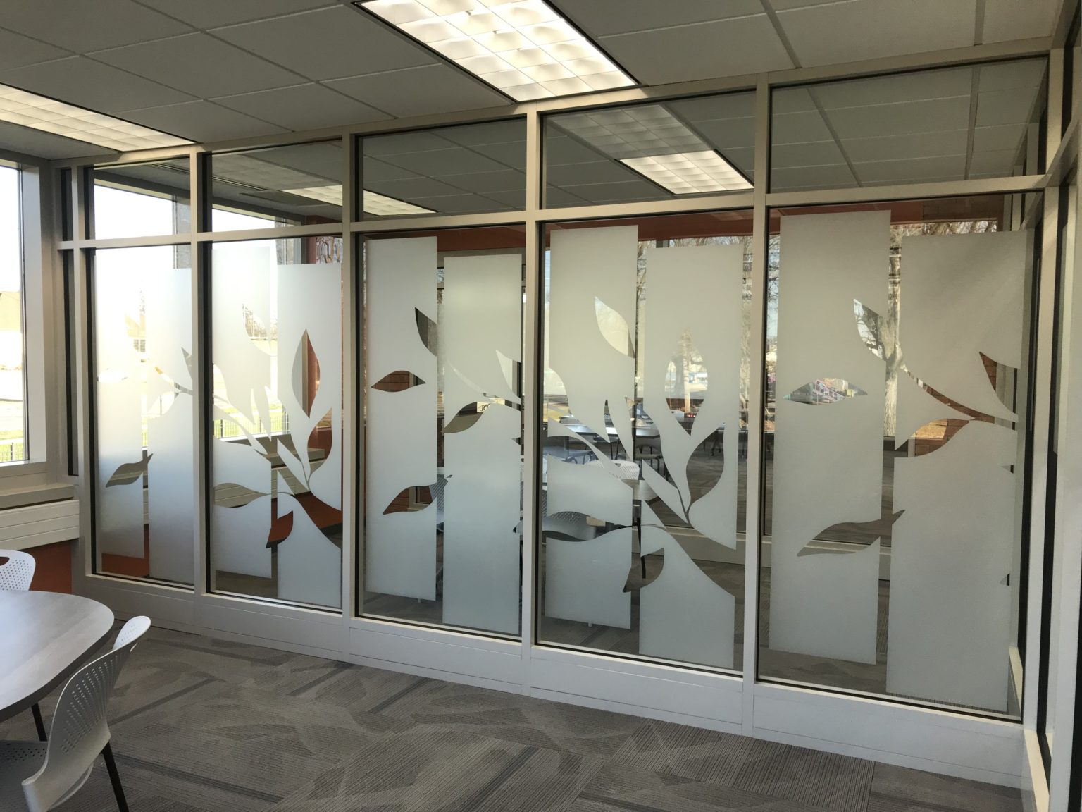 Add Window Frosting to Your Office Space Corporate Interior Solutions