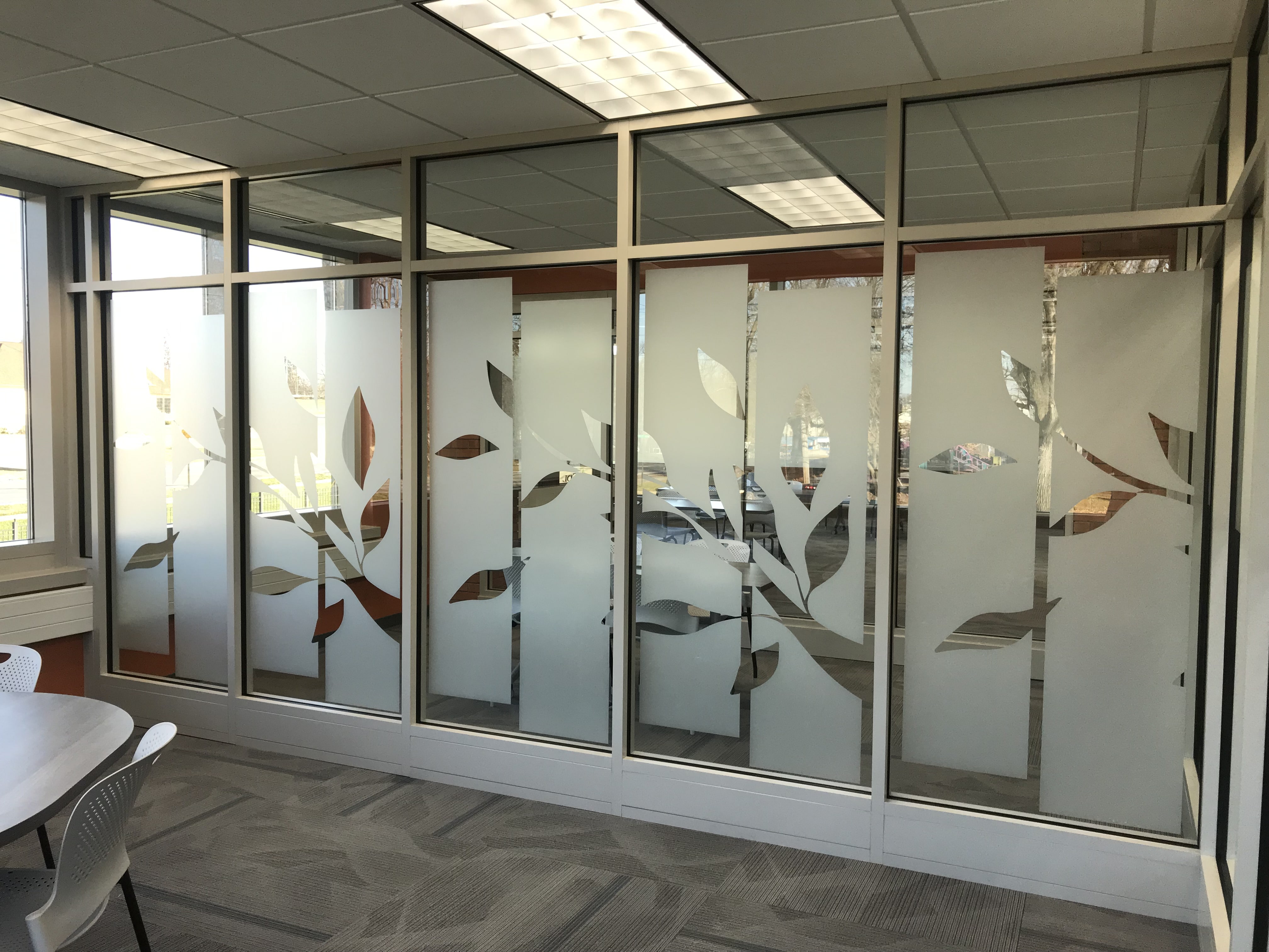 Add Window Frosting to Your Office Space Corporate Interior Solutions