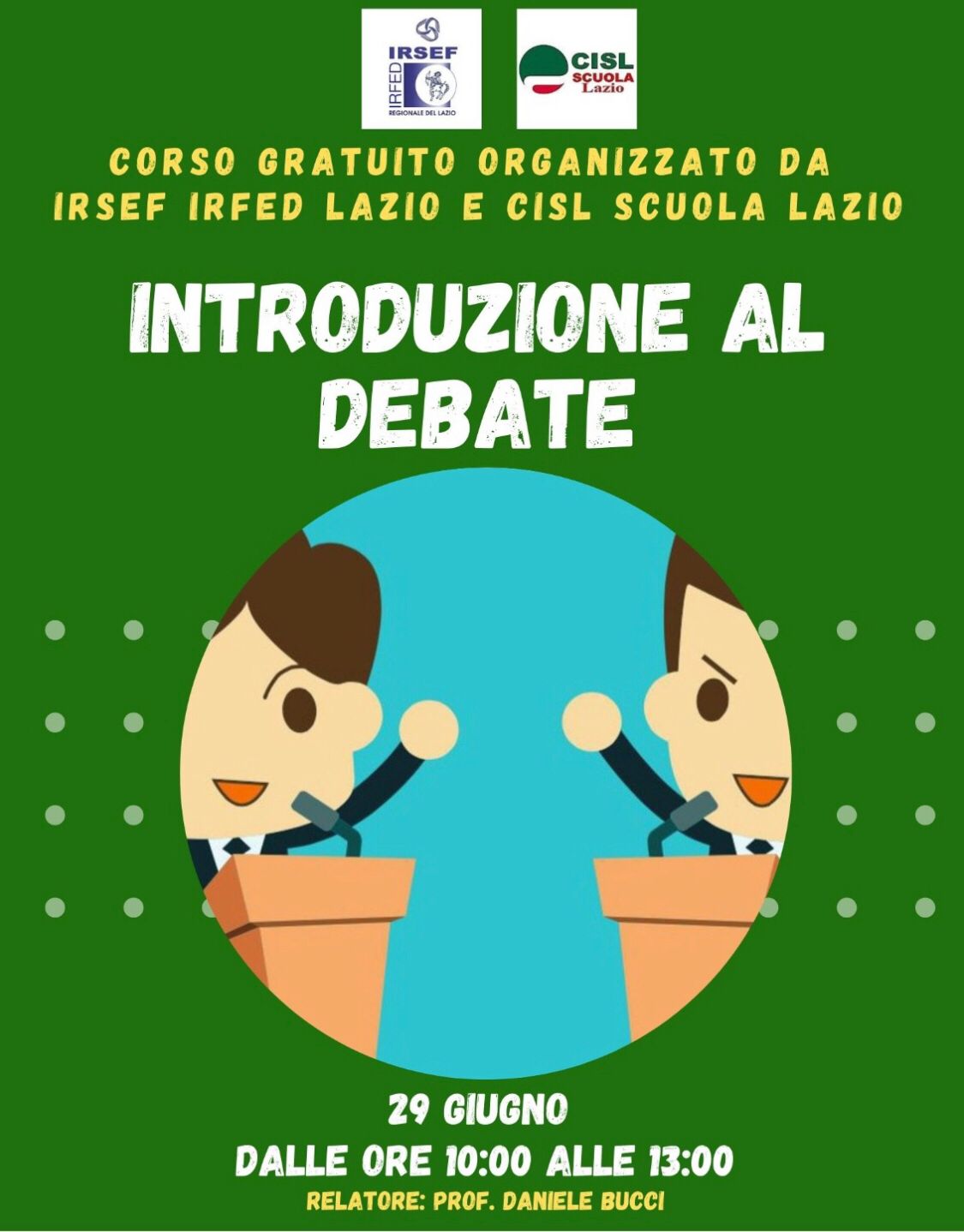 Introduzione Al Debate, Corso Gratuito Organizzato Dall'irsef Irfed Lazio E Cisl Scuola Lazio 1438_x_1125_jpg