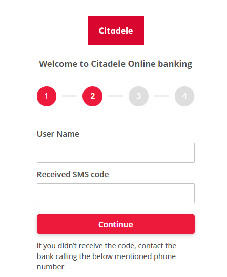 How do I renew my online bank password? Bank Citadele