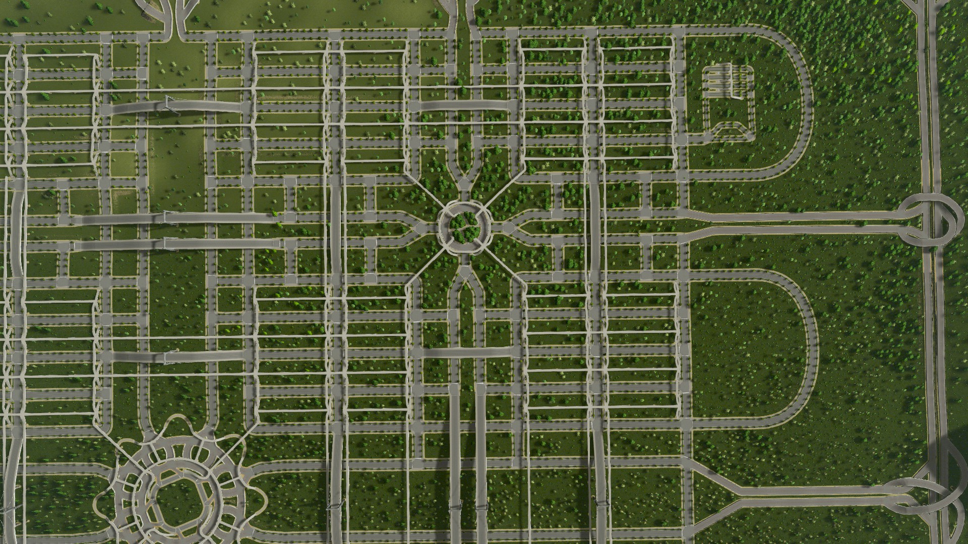 Super Grid Layout (150k) Cities Skylines Mod download
