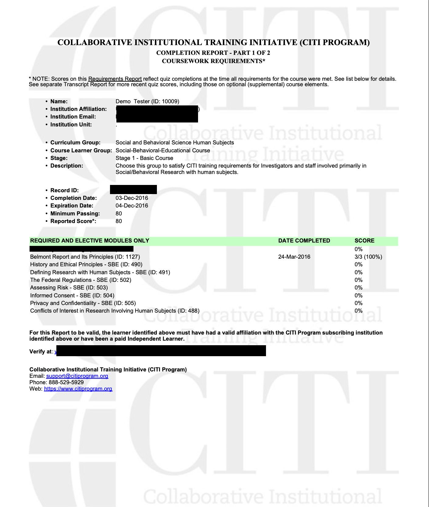 I Repeated The Quiz But My Score Did Not Change On My Completion Report?