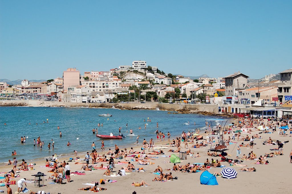 Plage de la Pointe Rouge baignade en famille à Marseille Citizenkid
